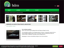 Tablet Screenshot of belros.si